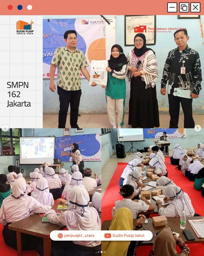 Roadshow Workshop Pembudayaan Minat Baca Dan Literasi